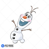 Olaf Frozen Watercolor Clipart PNG Hand Drawn Illustration
