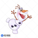 Olaf Frozen Watercolor Clipart PNG Hand Drawn Illustration #2