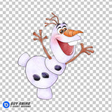Olaf Frozen Watercolor Clipart PNG Hand Drawn Illustration #2