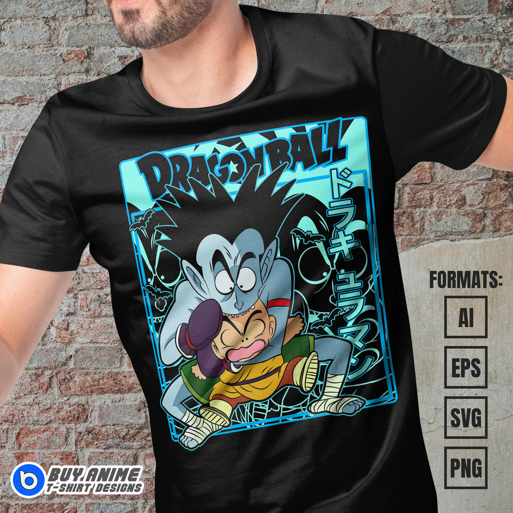 Premium Dragon Ball Anime Vector T-shirt Design Template #42