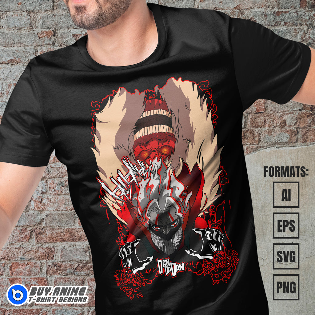 Premium Dandadan Anime Vector T-shirt Design Template #24