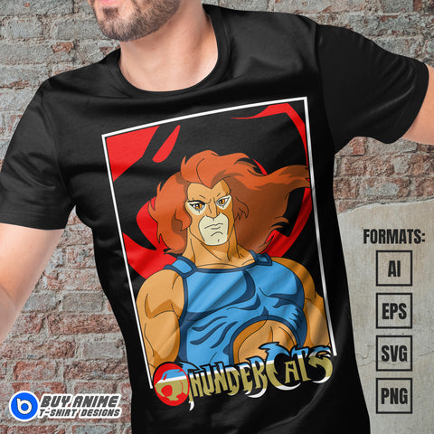 Premium Lion-O Thundercats Vector T-shirt Design Template
