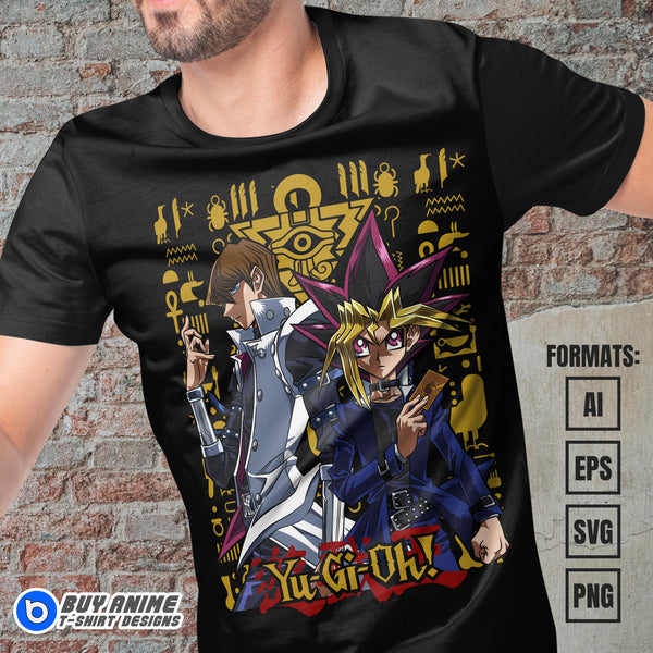 Premium Yu Gi Oh Anime Vector T-shirt Design Template #5 ...