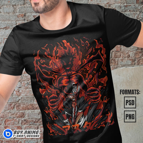 Premium Asta Black Clover Anime Vector T-shirt Design Template #6
