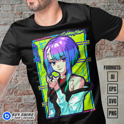 Premium Cyberpunk Vector T-shirt Design Template