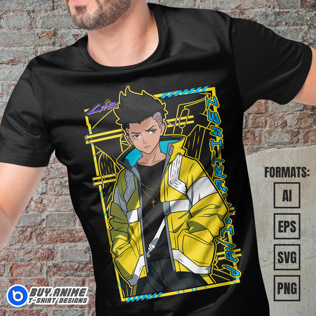 Premium Cyberpunk Vector T-shirt Design Template #3