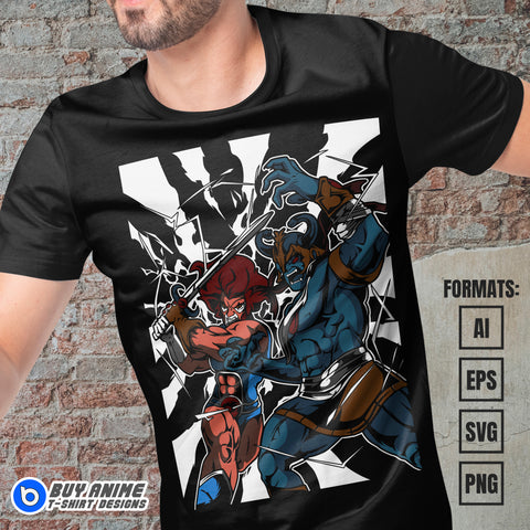Premium Thundercats Vector T-shirt Design Template