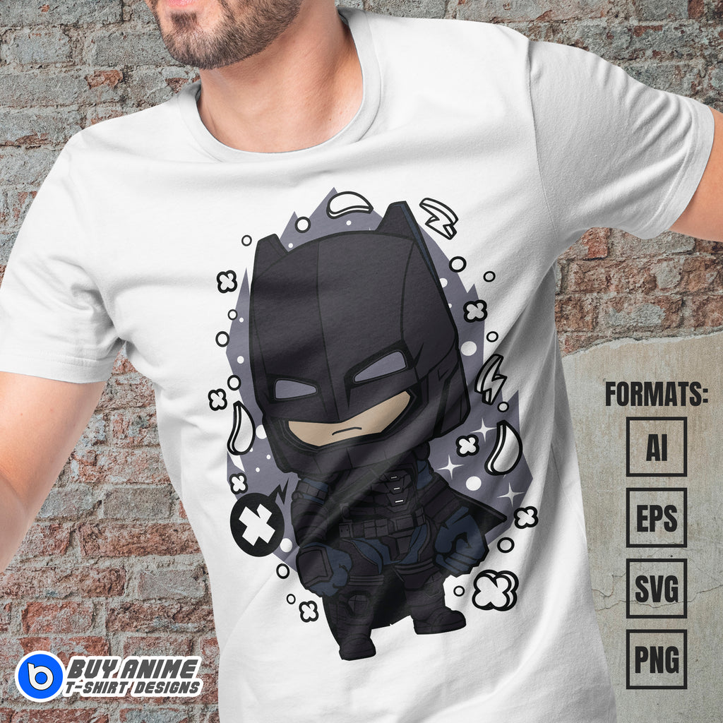 Premium Batman Funko Vector T-shirt Design Template #2