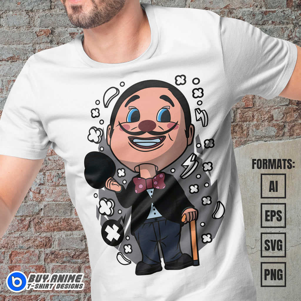 Premium Charlie Doll Resident Evil Funko Vector T-shirt Design Template