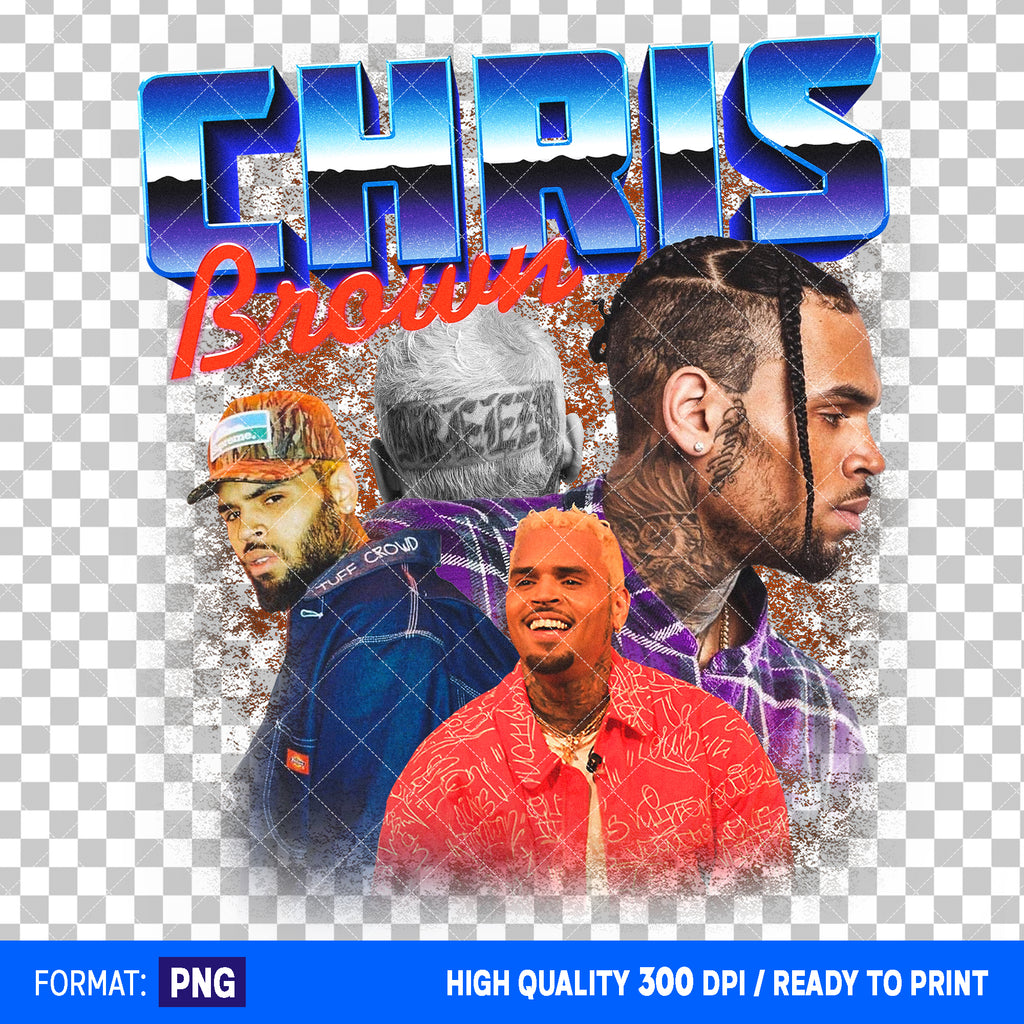 Premium Chris Brown Bootleg T-shirt Design