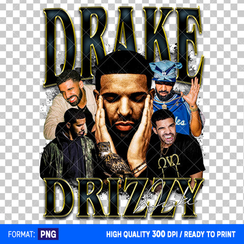 Premium Drake Bootleg T-shirt Design