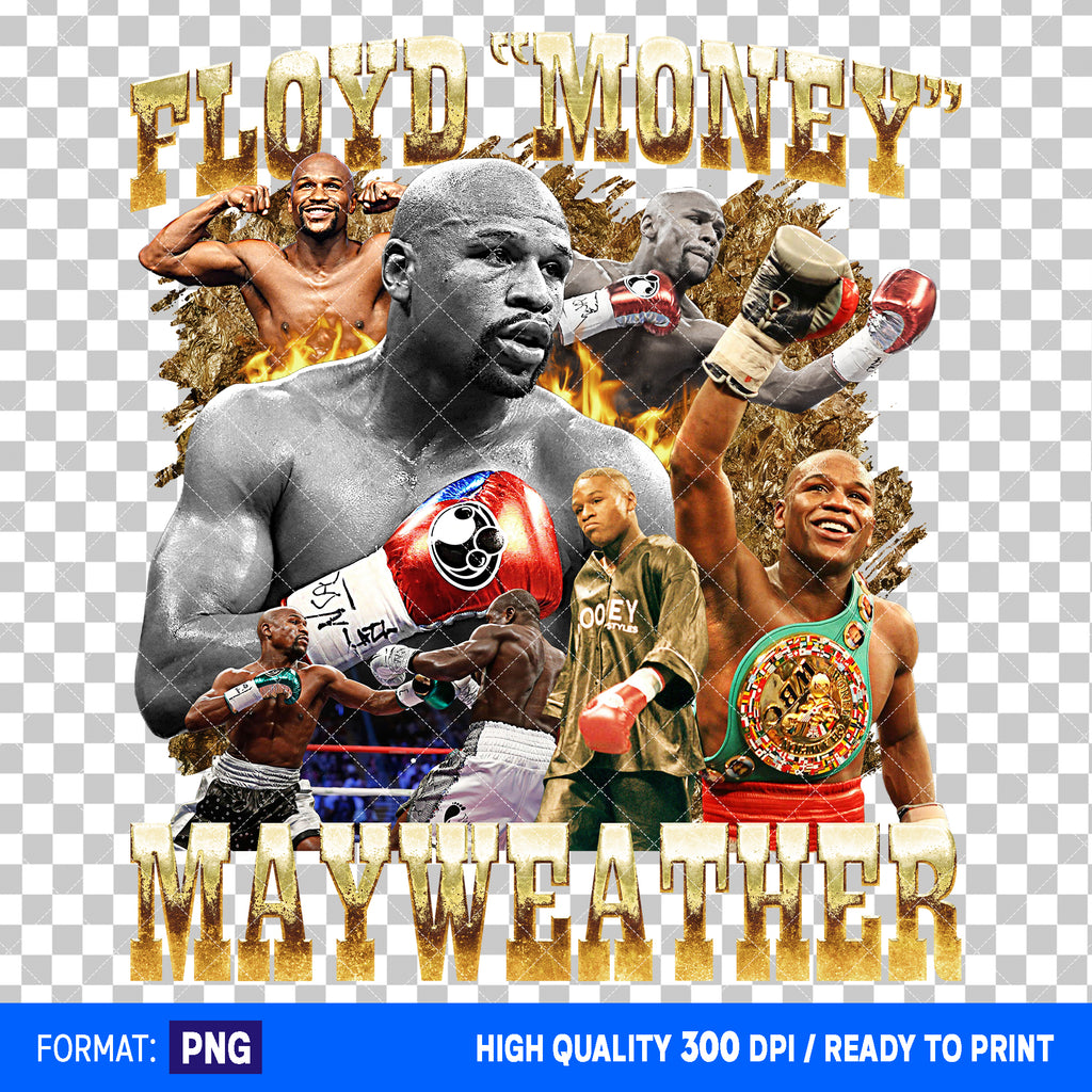 Premium Floyd Mayweather Bootleg T-shirt Design