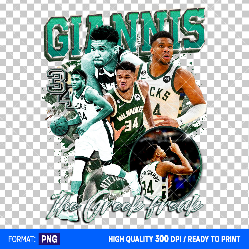 Premium Giannis Antetokounmpo Bootleg T-shirt Design #2