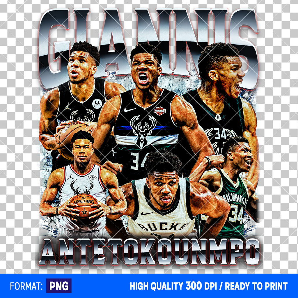 Premium Giannis Antetokounmpo Bootleg T-shirt Design