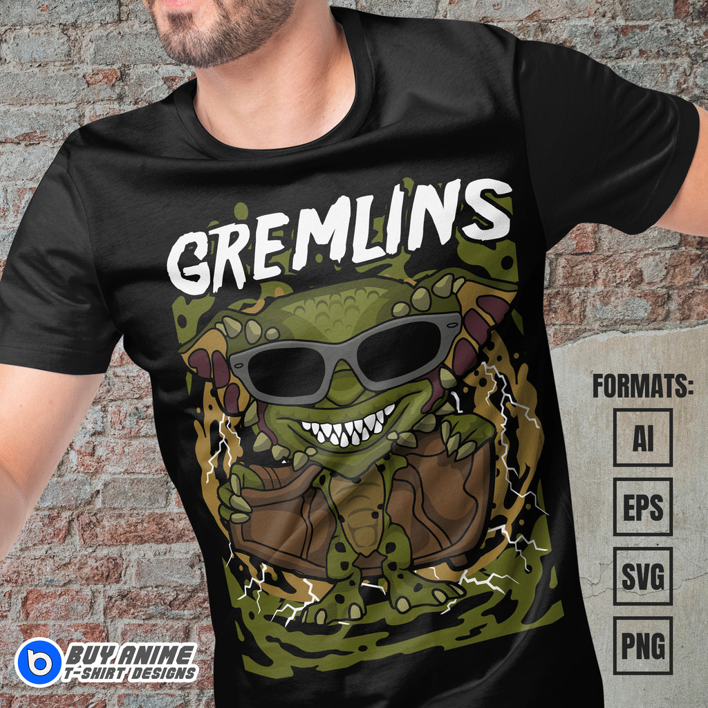 Premium Gremlins Funko Vector T-shirt Design Template