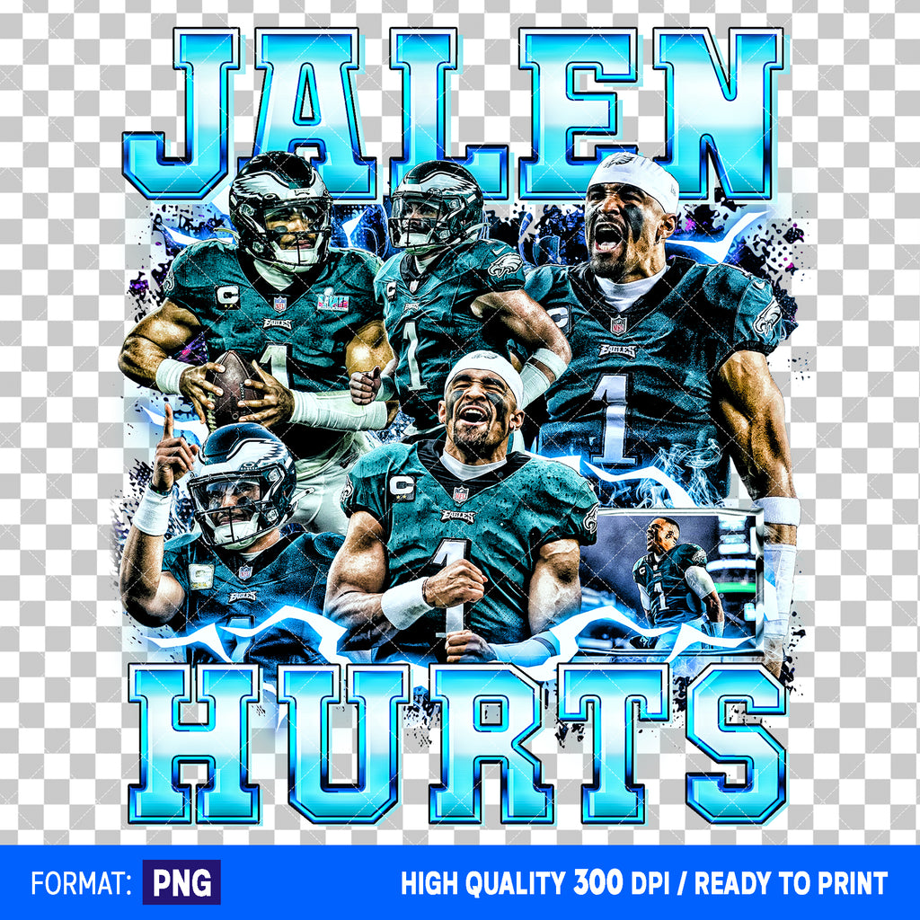 Premium Jalen Hurts Bootleg T-shirt Design