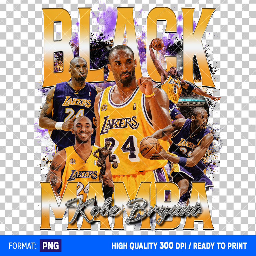 Premium Kobe Bryant Bootleg T-shirt Design