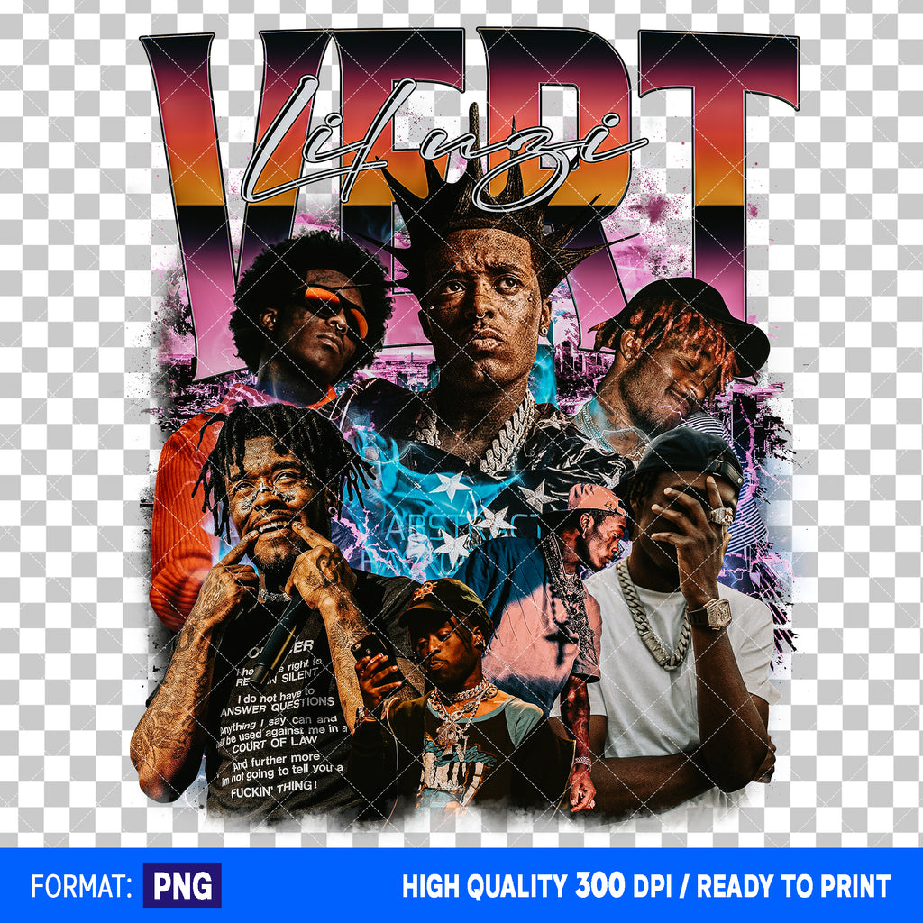 Premium Lil Uzi Vert Bootleg T-shirt Design