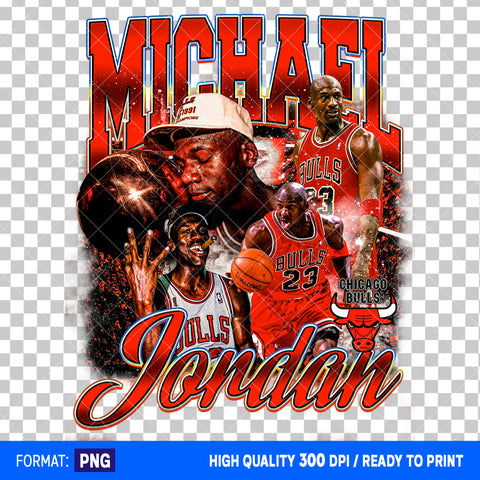 Premium Michael Jordan Bootleg T-shirt Design #2