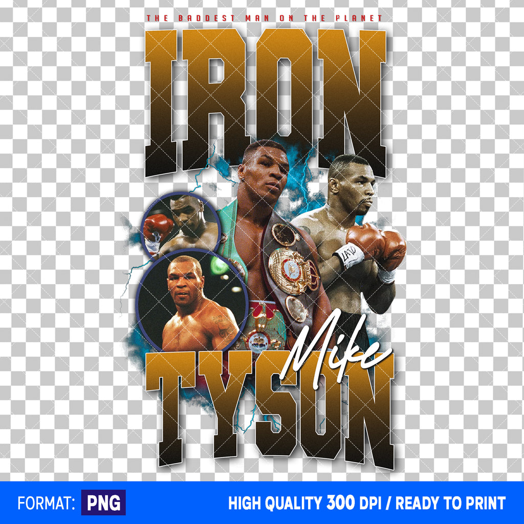 Premium Mike Tyson Bootleg T-shirt Design