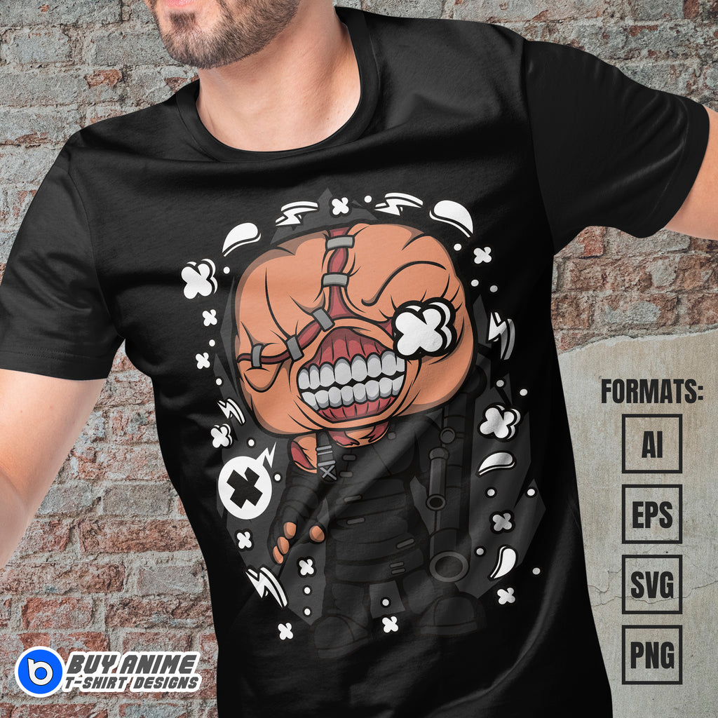 Premium Nemesis Resident Evil Funko Vector T-shirt Design Template