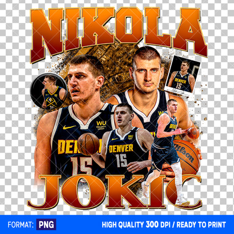 Premium Nikola Jokic Bootleg T-shirt Design