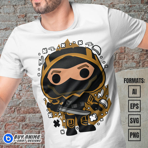 Premium Ronin Avengers Funko Vector T-shirt Design Template