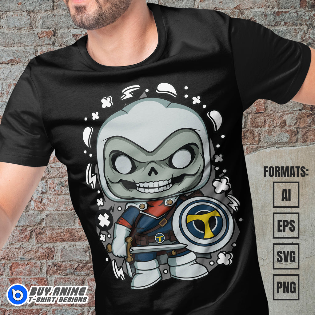 Premium Taskmaster Marvel Funko Vector T-shirt Design Template