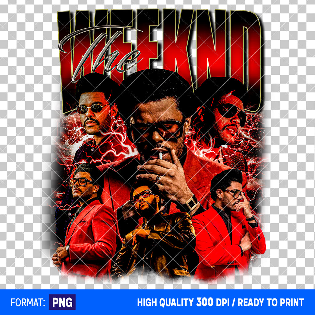 Premium The Weeknd Bootleg T-shirt Design