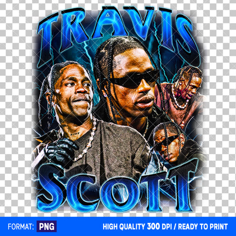 Premium Travis Scott Bootleg T-shirt Design #2