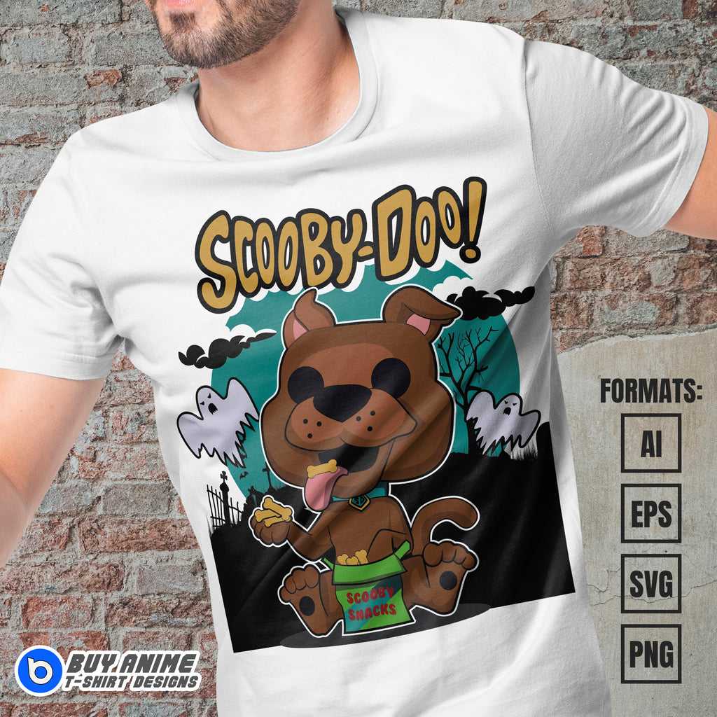 Premium Scooby-Doo Funko Vector T-shirt Design Template