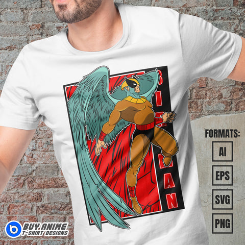 Premium Birdman Vector T-shirt Design Template