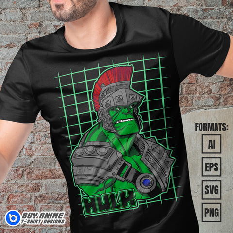 Premium Hulk Vector T-shirt Design Template