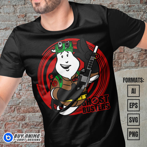 Premium Ghostbusters Vector T-shirt Design Template