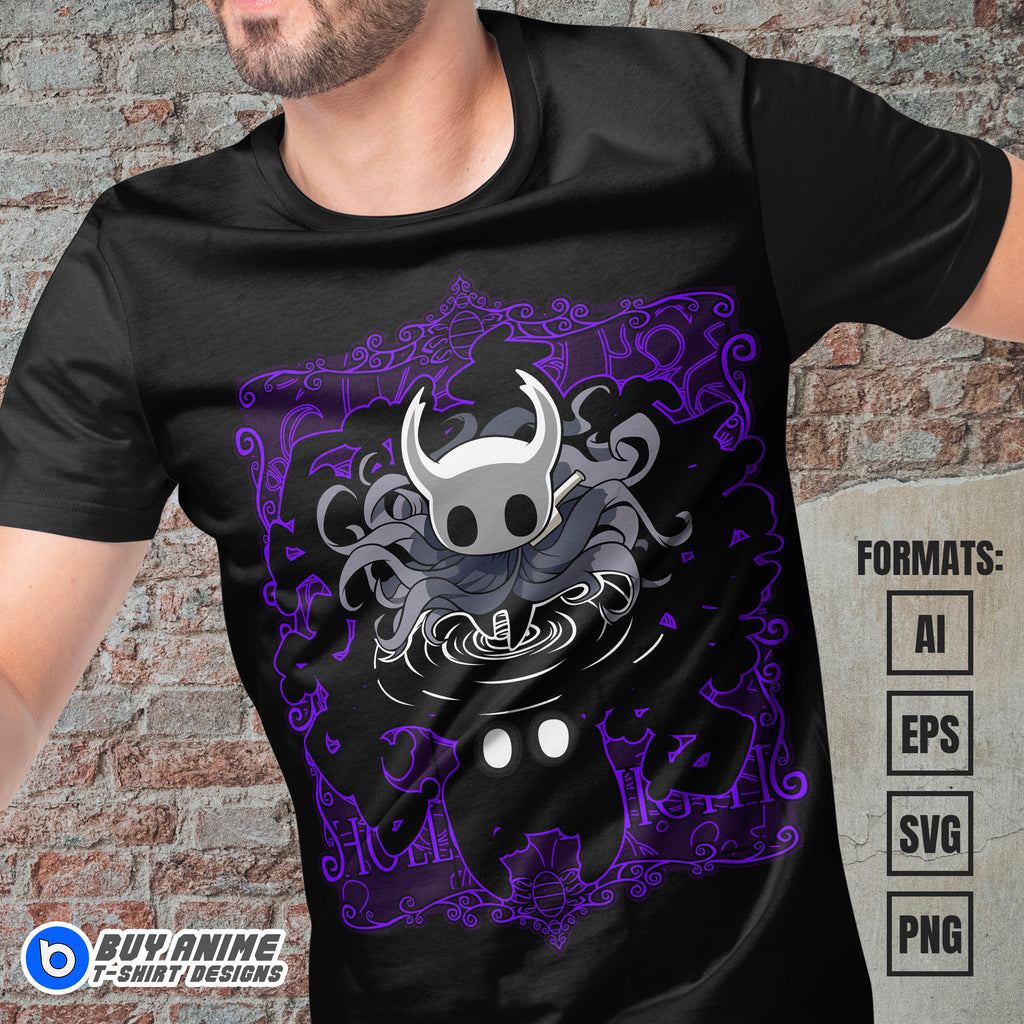 Premium Hollow Knight Vector T-shirt Design Template