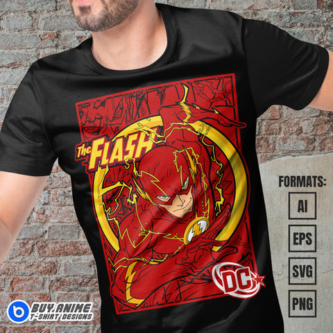 Premium Flash Vector T-shirt Design Template
