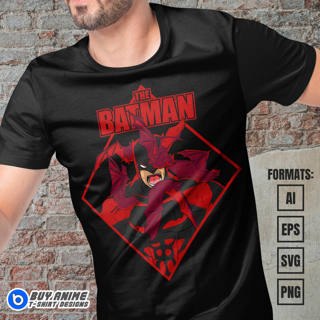 Premium Batman Vector T-shirt Design Template
