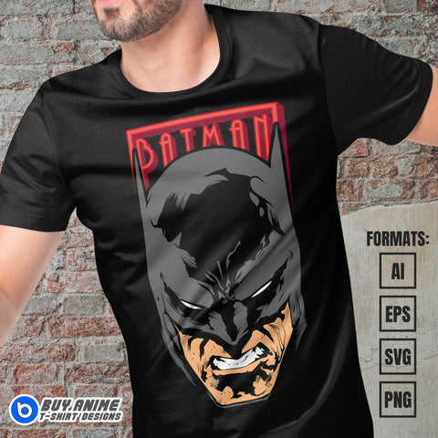 Premium Batman Vector T-shirt Design Template #2