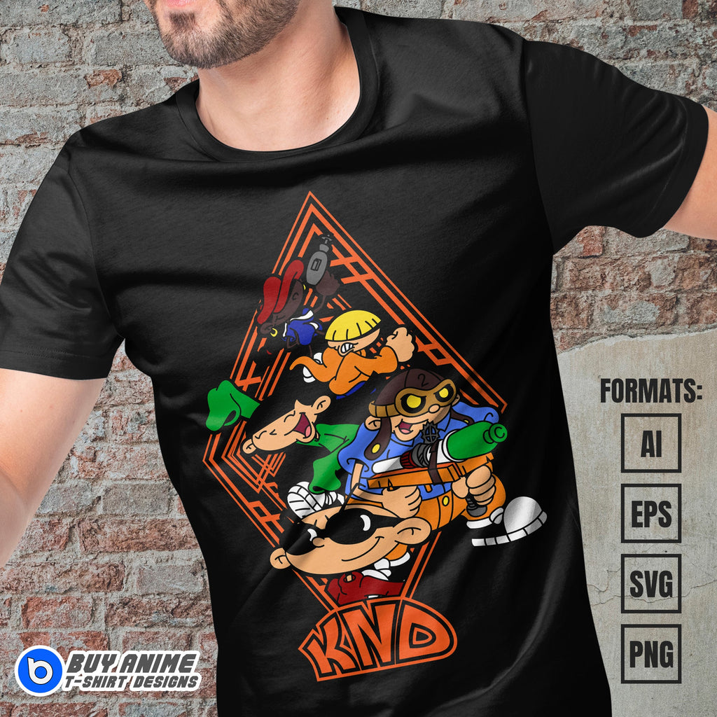 Knd Vector Premium Codename Kids Next Door Vector T-shirt Design Template – www ...