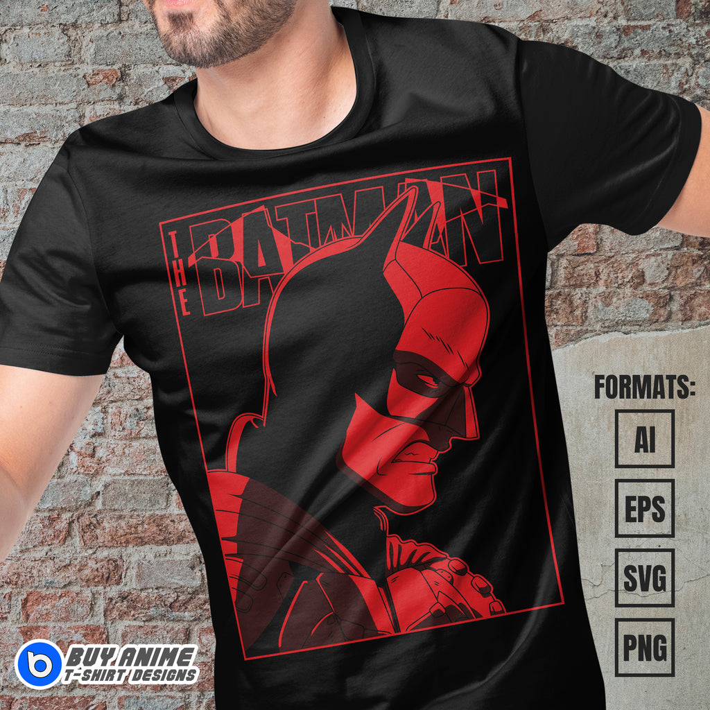 Premium Batman Vector T-shirt Design Template #3