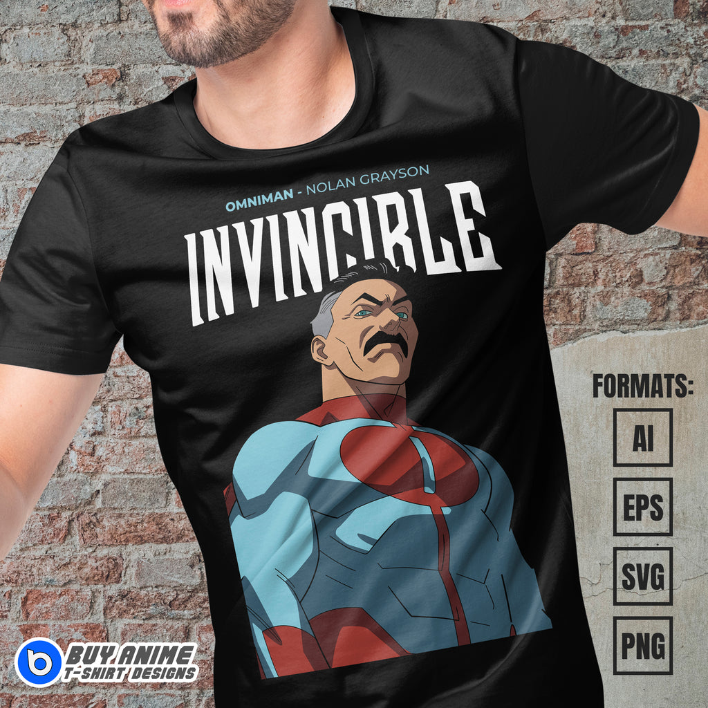 Premium Omniman Invincible Vector T-shirt Design Template