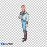 Prince Hans Frozen Watercolor Clipart PNG Hand Drawn Illustration