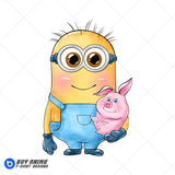Ron Minion Watercolor Clipart PNG Hand Drawn Illustration