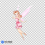 Rosetta Tinker Bell Watercolor Clipart PNG Hand Drawn Illustration