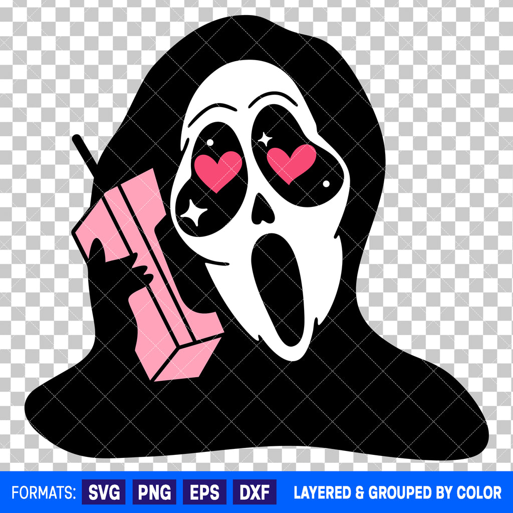 Scream Horror Halloween SVG Cut File for Cricut and Silhouette #3