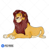 Simba The Lion King Watercolor Clipart PNG Hand Drawn Illustration #3