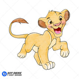 Simba The Lion King Watercolor Clipart PNG Hand Drawn Illustration #4
