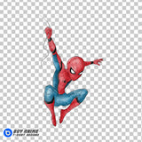 Spider Man Watercolor Clipart PNG Hand Drawn Illustration