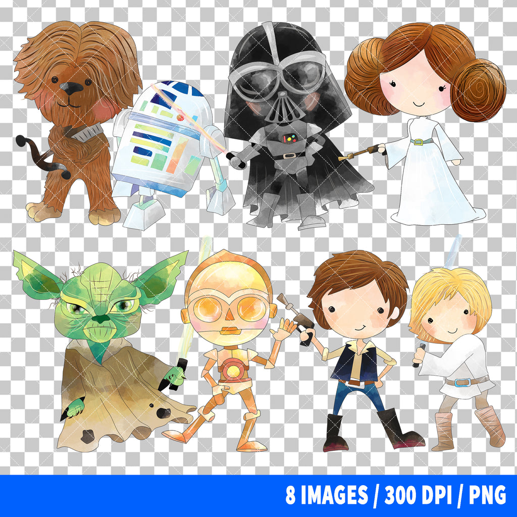 Star Wars Clipart PNG Bundle #4