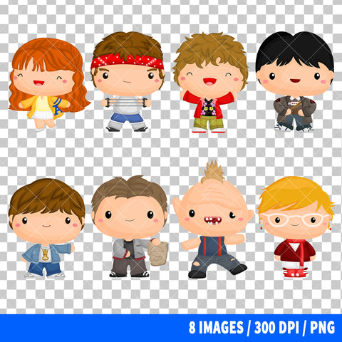 The Goonies Clipart PNG Bundle